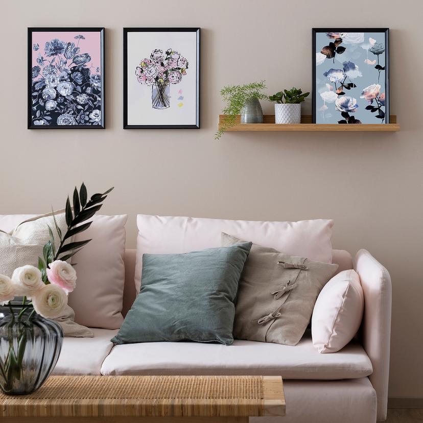 KNOPPÄNG — рама, черный, 30x40 см