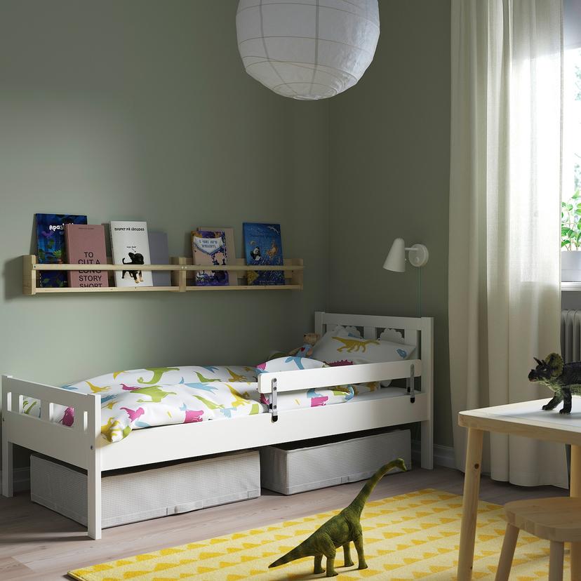 KRITTER — каркас кровати с реечным дном, белый, 70x160 см