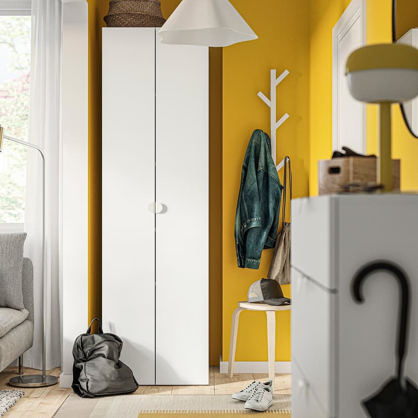 LASTARE — Kombinacja szafy, biały, 