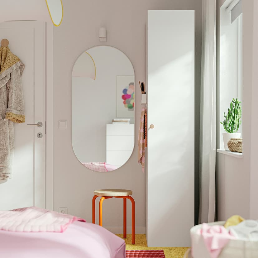 LASTARE — Kombinacja szafy, biały, 