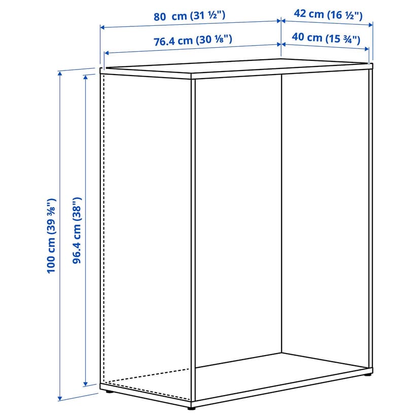 LASTARE — Obudowa, biały, 