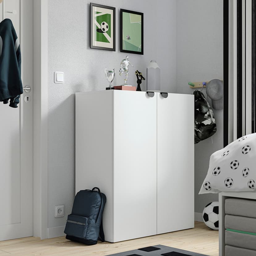 LASTARE — Regał, biały, 