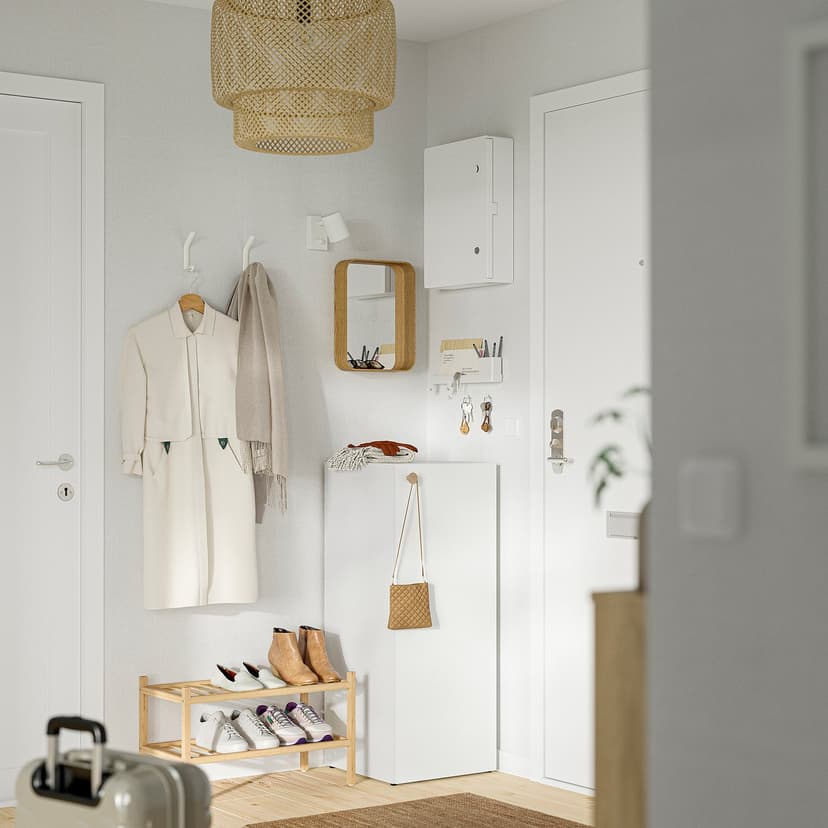 LASTARE — Regał, biały, 