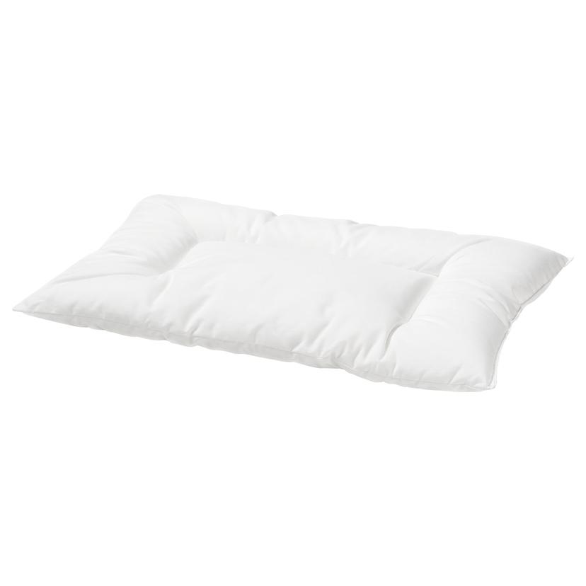 LEN — подушка для детской кроватки, белый, 35x55 см