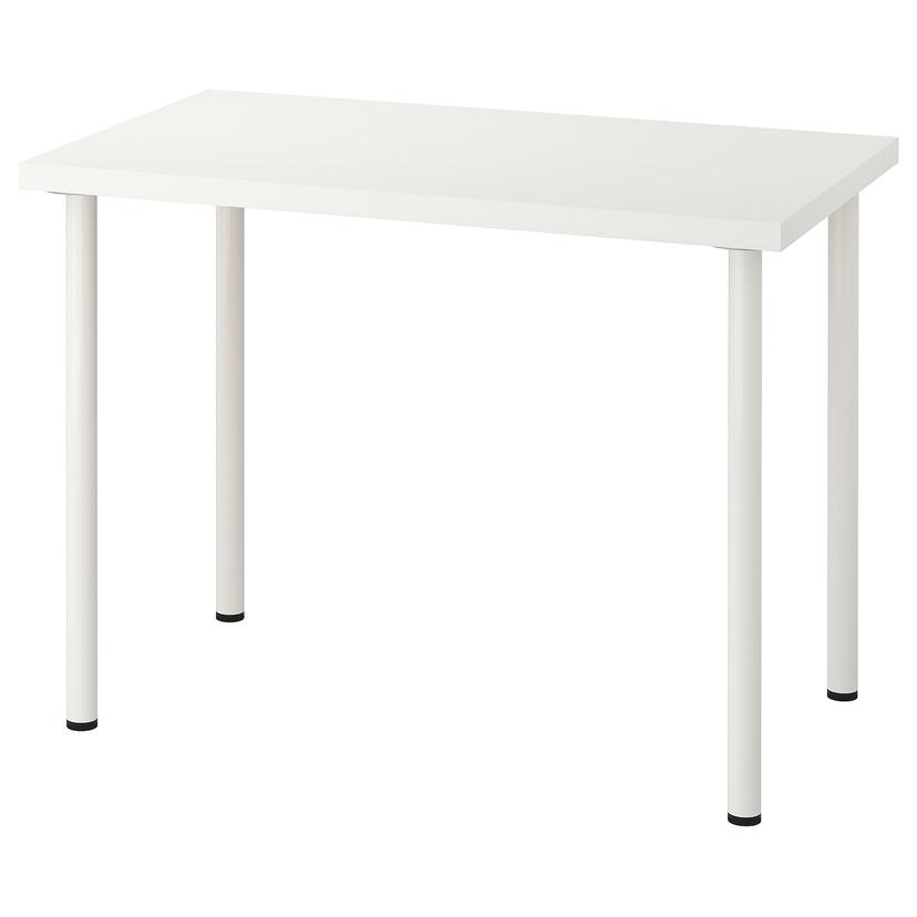 LINNMON / ADILS — стол, белый, 100x60 см