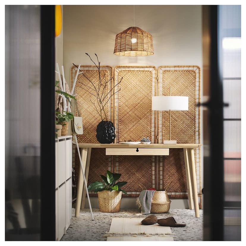 LISABO — Biurko, okleina jesionowa, 