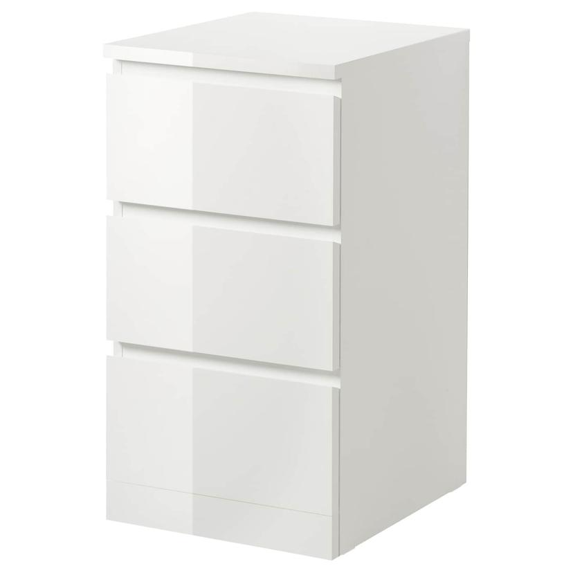 MALM — Комод, 3 ящика, 40x78 см