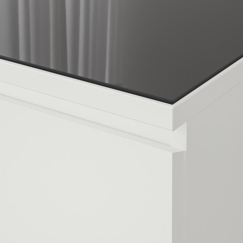MALM — Стеклянная столешница, 80x48 см