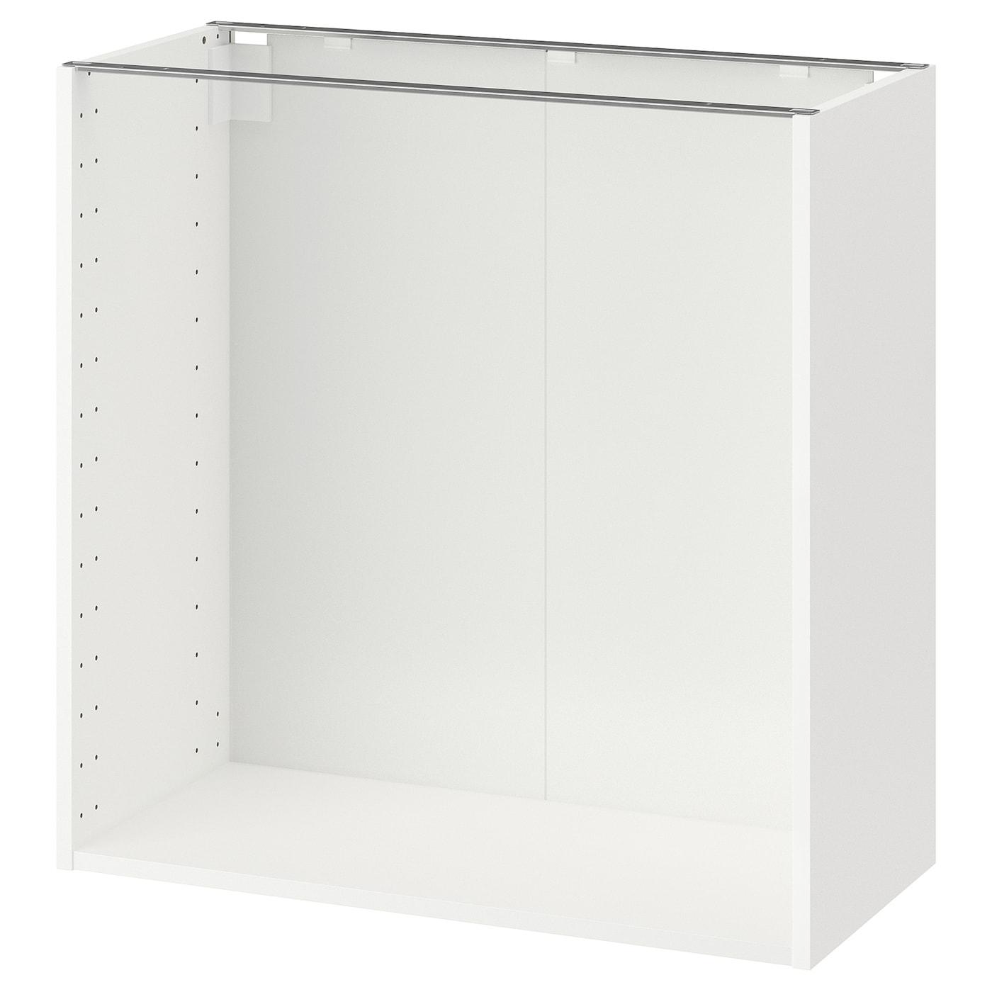 каркас напольного шкафа, белый, 80x37x80 см