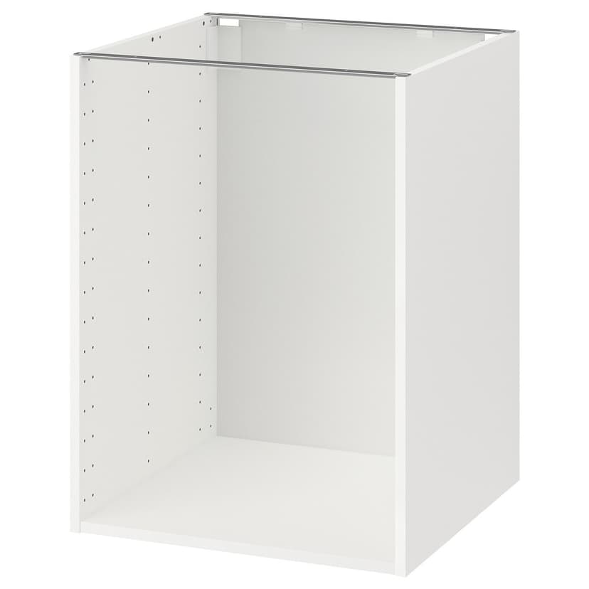 METOD — каркас напольного шкафа, белый, 60x60x80 см