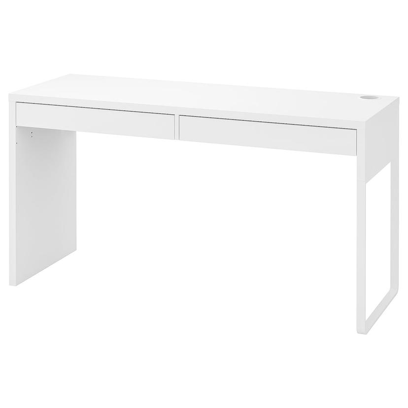 MICKE — письменный стол, белый, 142x50 см