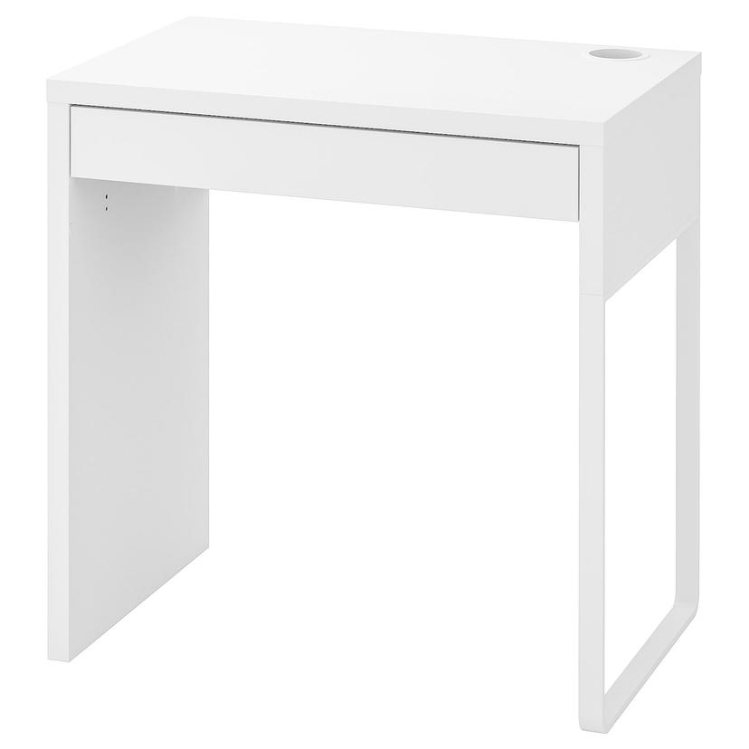 MICKE — письменный стол, белый, 73x50 см