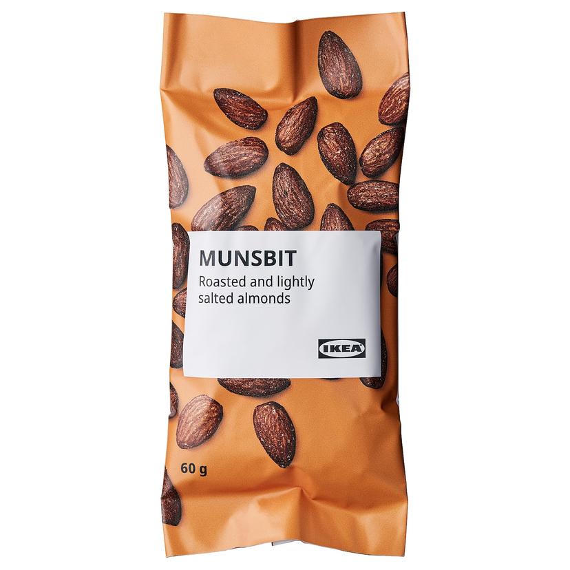 MUNSBIT — орехи миндаля обжаренные, слегка подсоленный, 60 гр