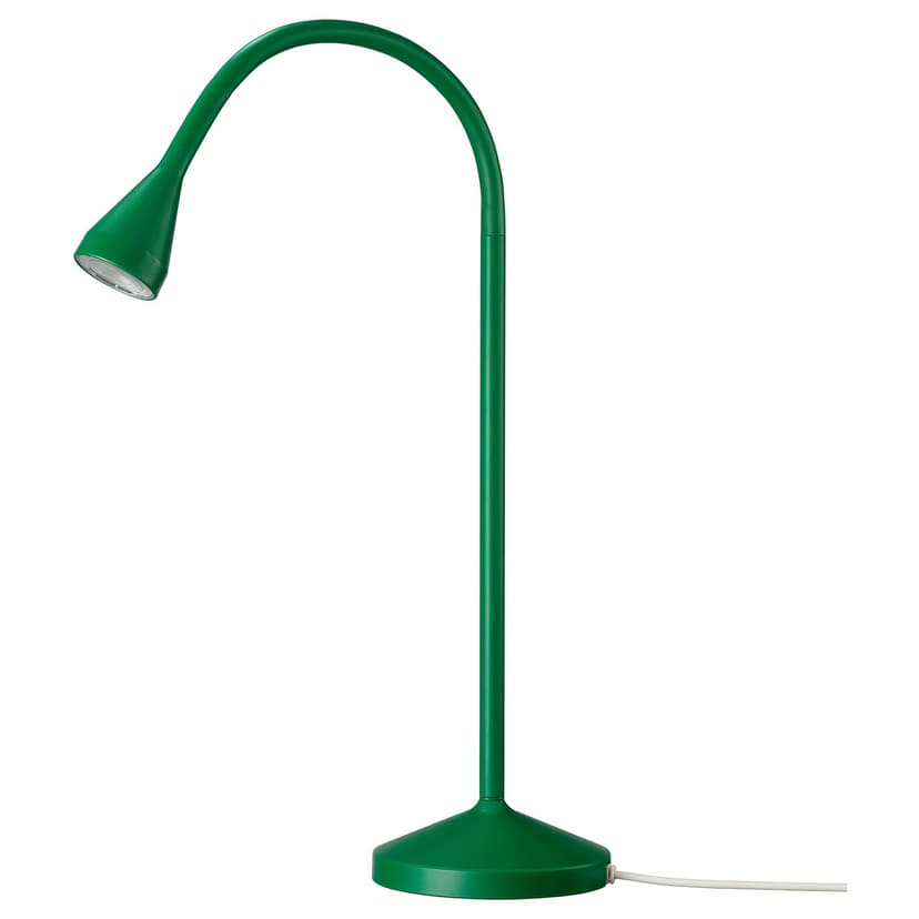 NÄVLINGE — Lampka na biurko LED, zielony, 