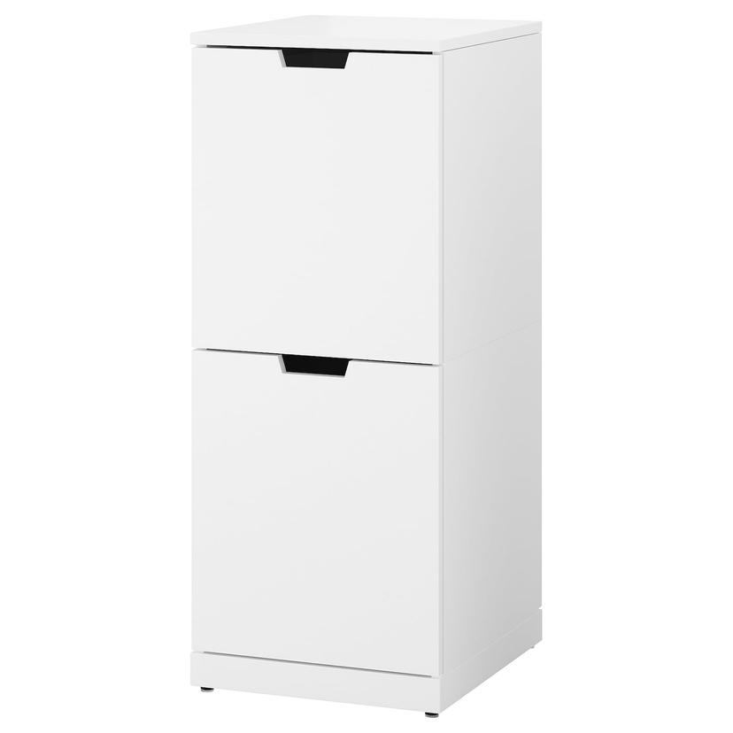 NORDLI — комод с 2 ящиками, белый, 40x99 см