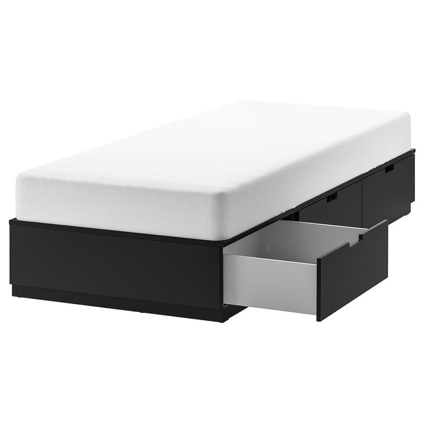 NORDLI — Каркас кровати с ящиками, 90x200 см