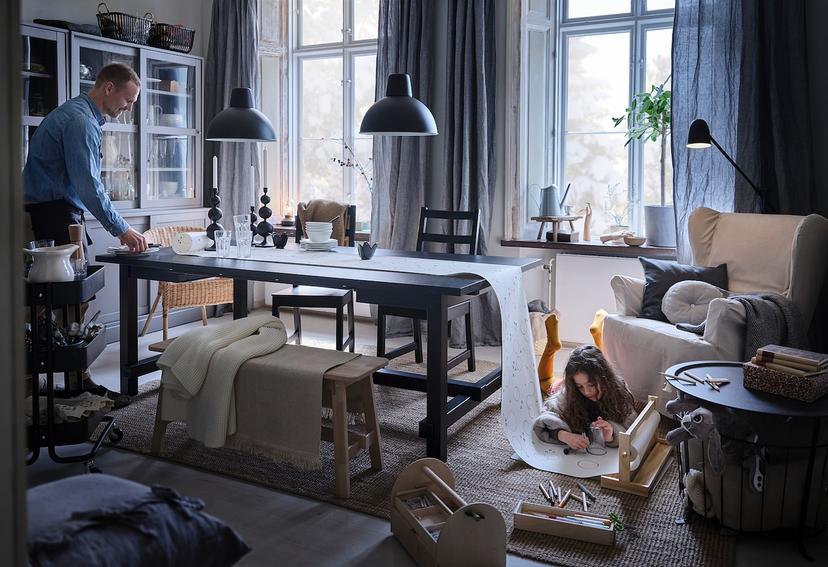 NORDVIKEN — стул, черный