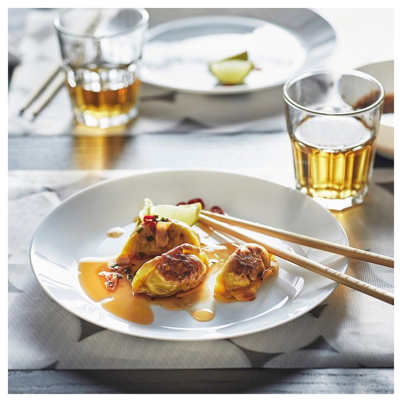 OFTAST — тарелка, белый, 25 см