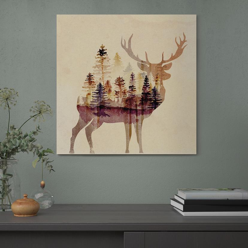 PJÄTTERYD — картина, Лань, 60x60 см