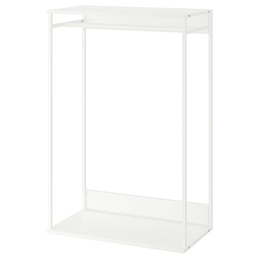 PLATSA — открытый модуль для одежды, белый, 80x40x120 см