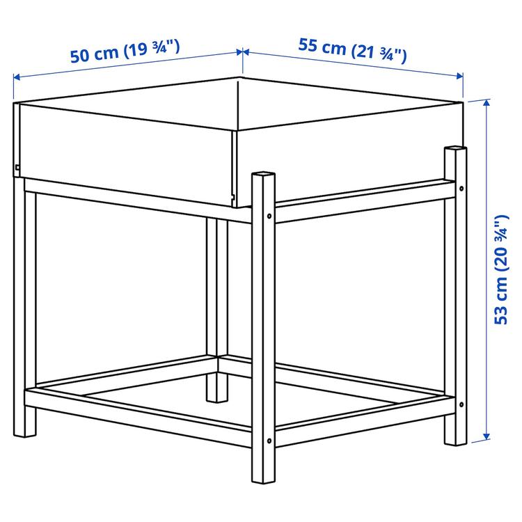 пьедестал для цветов, 53 см dimensions