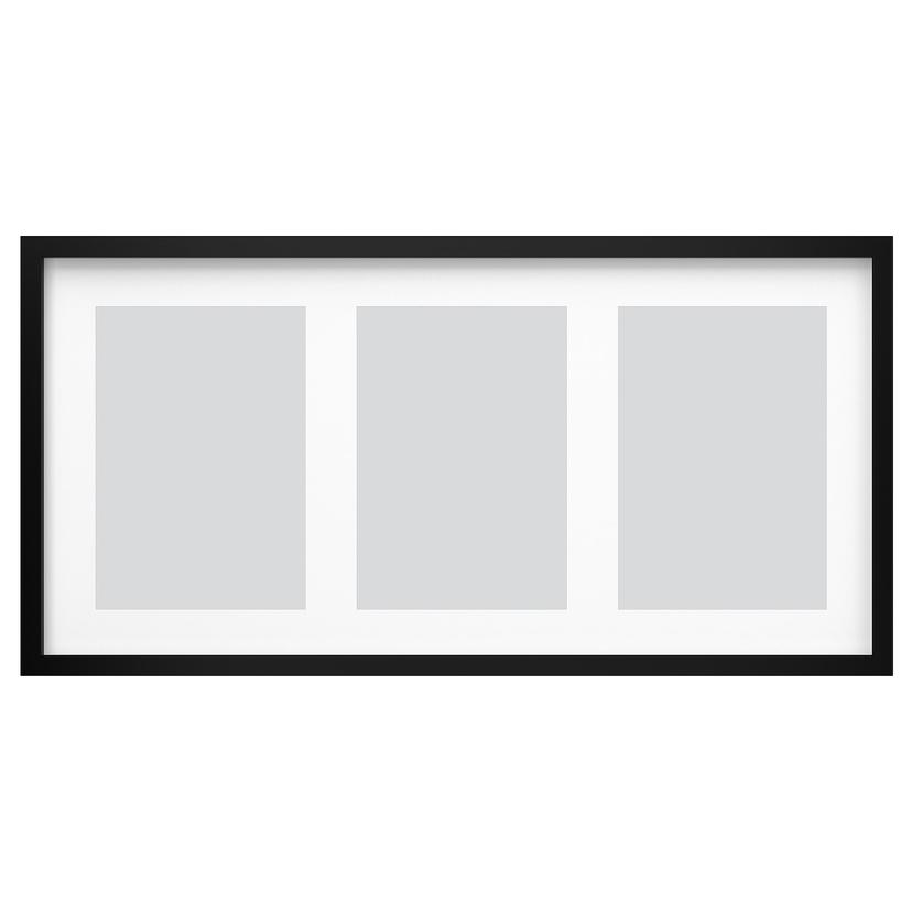 RÖDALM — Рамка на 3 фотографии, 81x40 см