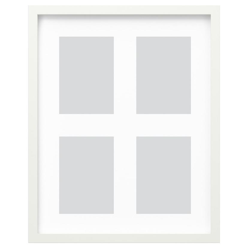 RÖDALM — рама для 4 картин, белый, 40x50 см