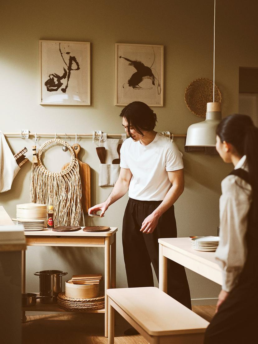 RÖNNINGE — Тележка, береза