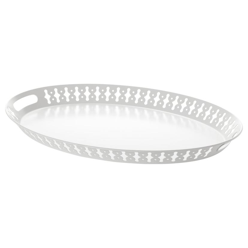 ROMANTISK — поднос, белый, 52x39 см