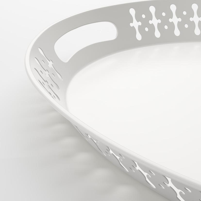 ROMANTISK — поднос, белый, 52x39 см