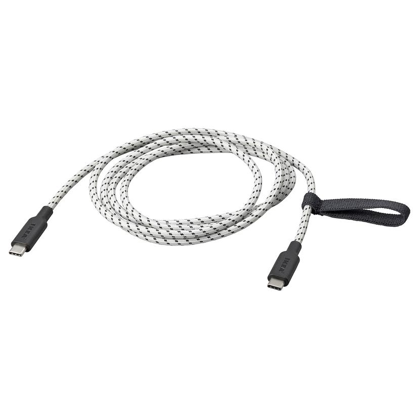 RUNDHULT — 	Кабель USB-C на USB-C, 1.5 m/100 Wat
