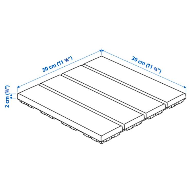 настил, д/улицы, бежевый, 0.81 м² dimensions