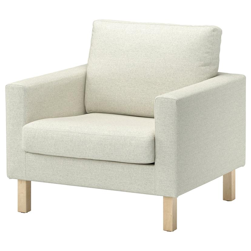 SALTSJÖBADEN — Fotel, Gunnared beżowy, 