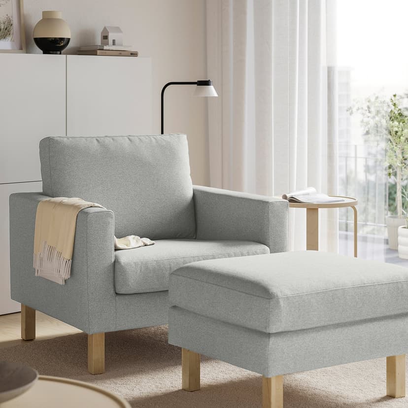 SALTSJÖBADEN — Табурет для ног, Tonerud серый