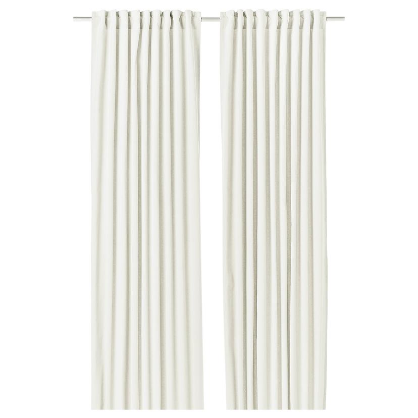 SANELA — гардины, 2 шт., белый с оттенком, 140x300 см