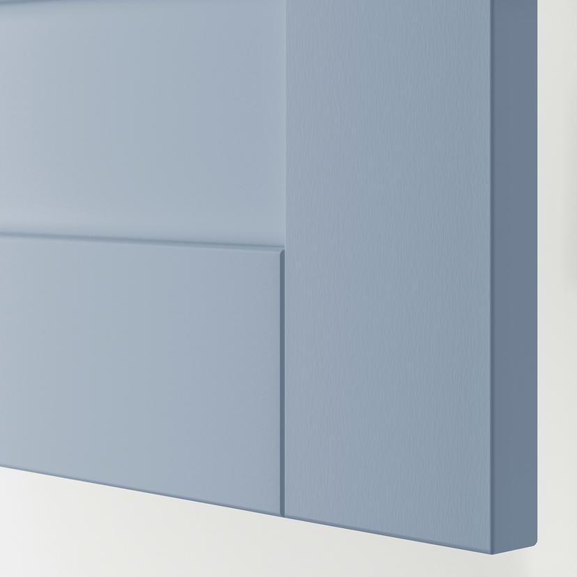 SANNIDAL — дверца с петлями, синий, 40x60 см