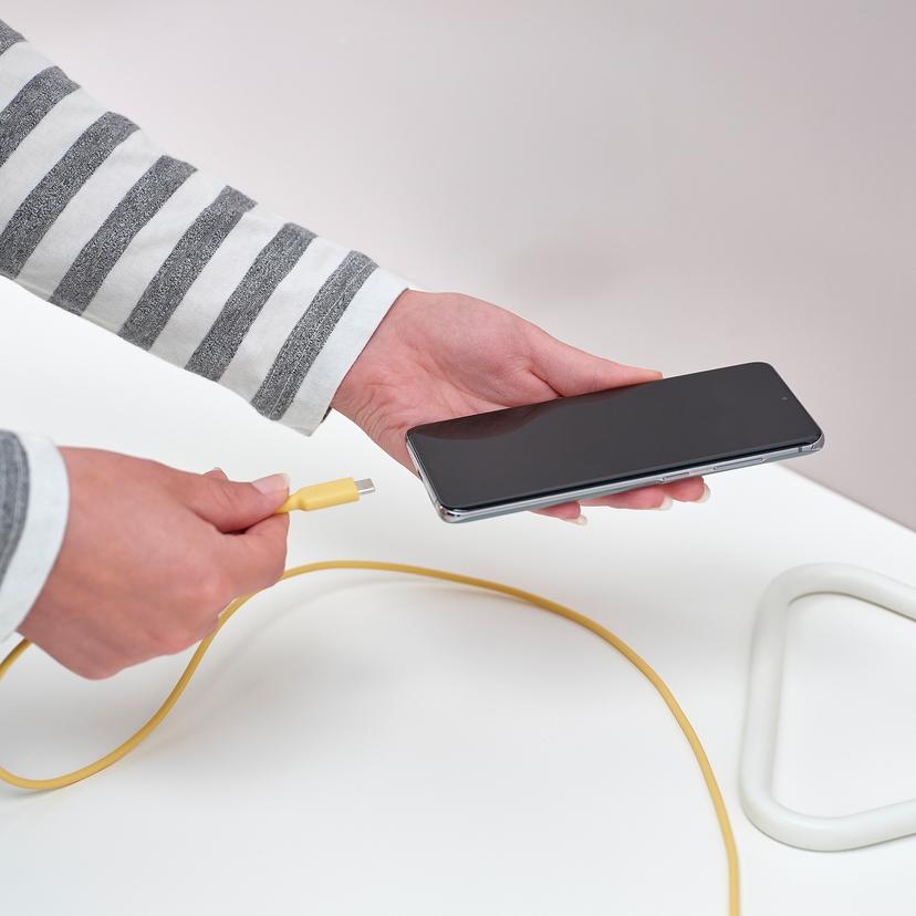 SITTBRUNN — кабель USB-A–USB-C, светло-желтый, 1 м