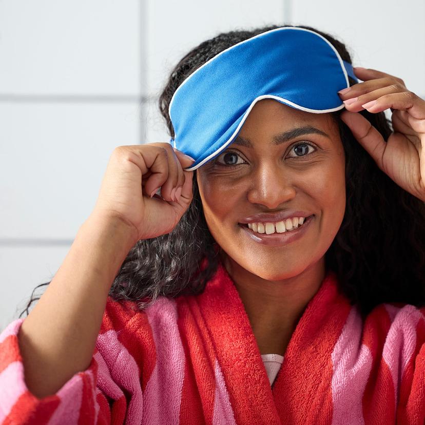 SKOGSSALLAT — маска для сна, синий