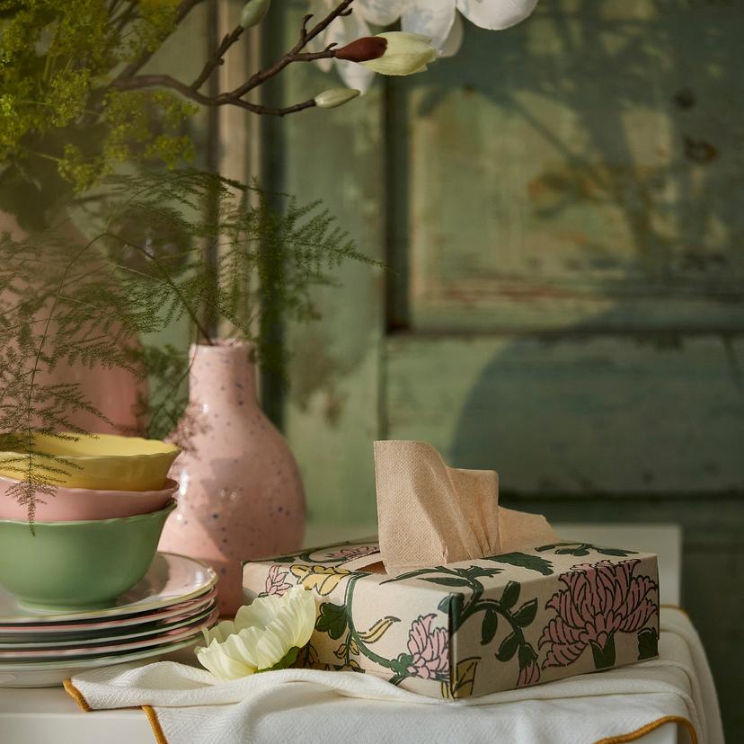 SMÖRFISK — Serwetki, wzór/wielobarwny, 