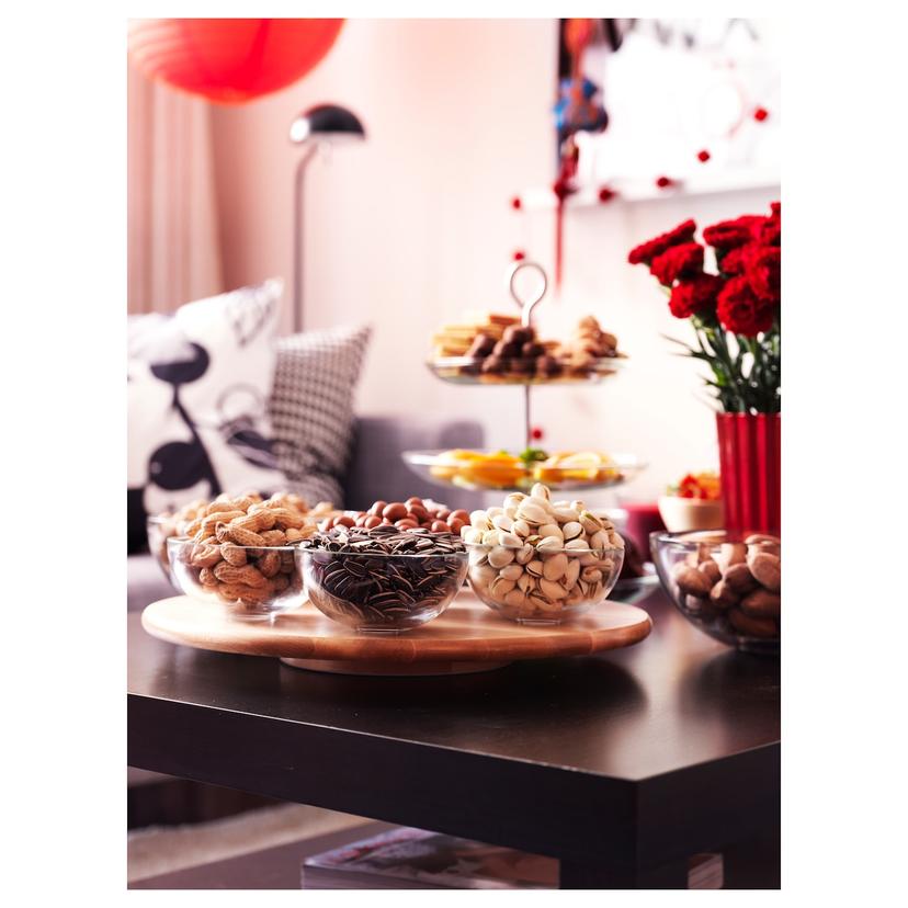 SNUDDA — поднос вращающийся, массив дерева, 39 см