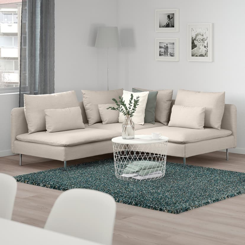SÖDERHAMN — Sofa narożna 3-osobowa, 
