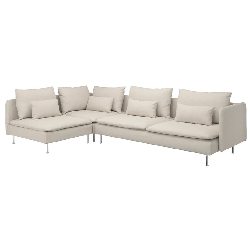 SÖDERHAMN — Sofa narożna 4-osobowa, 