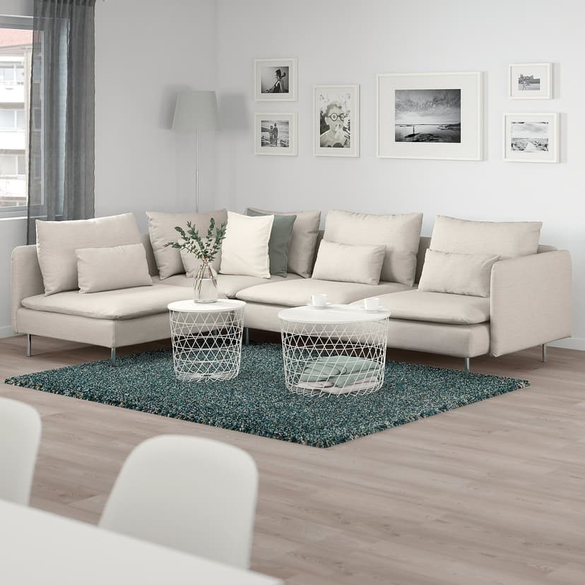 SÖDERHAMN — Sofa narożna 4-osobowa, 