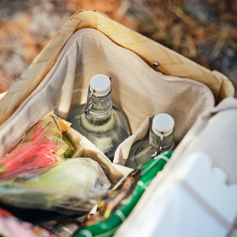 SOLUPPGÅNG — Koszyk chłodzący, bambus, 