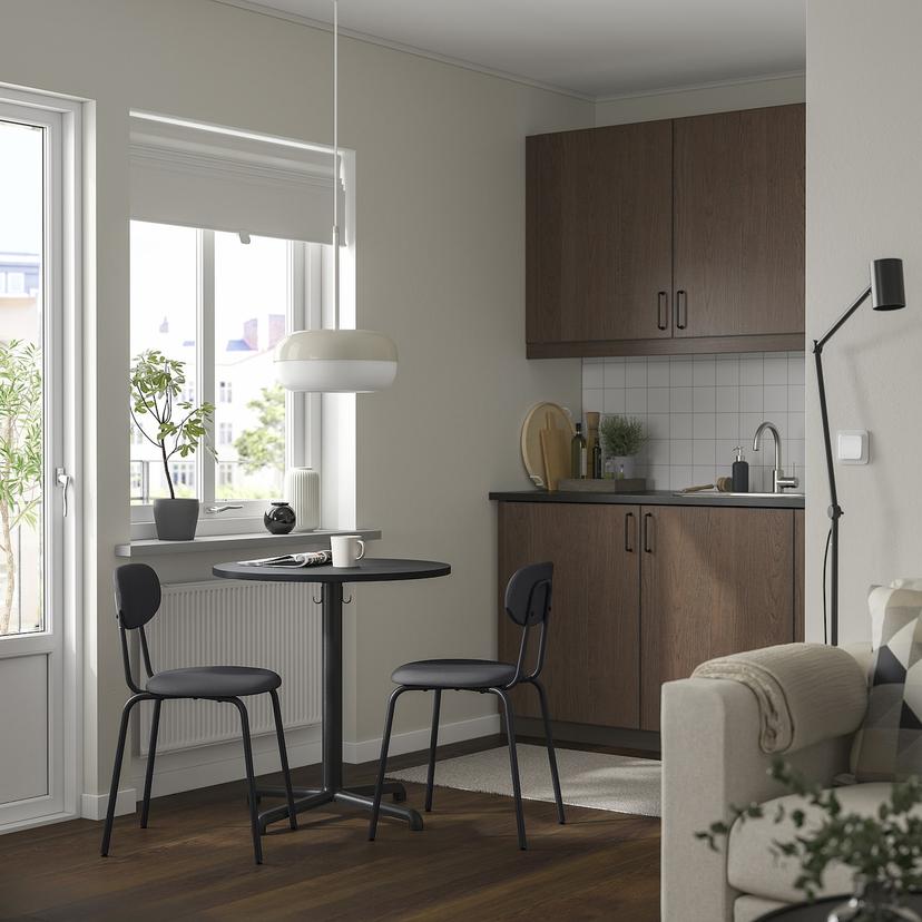 STENSELE — стол, антрацит/антрацит, 70 см