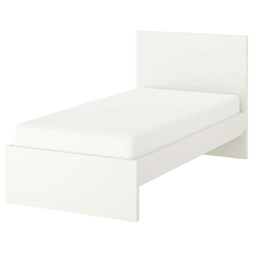 STORKLINTA — Rama łóżka, biały/Lillhällan, 