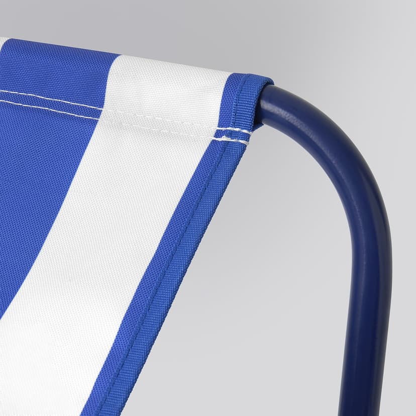 STRANDÖN — Stołek składany, niebieski, 