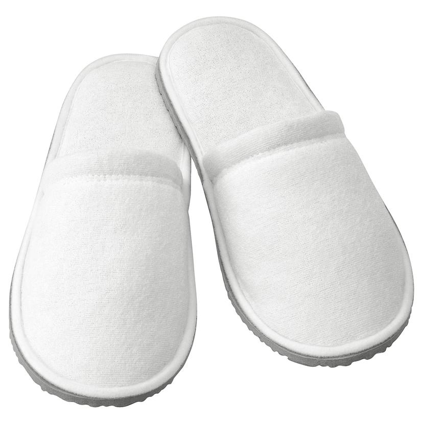 TÅSJÖN — домашние тапочки, белый, S/M