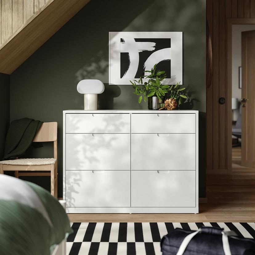 TONSTAD — Комод, 6 ящиков, 120x47x91 см
