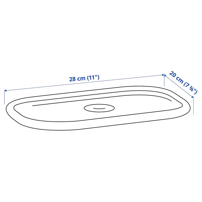 TROFAST — крышка, белый, 20x28 см